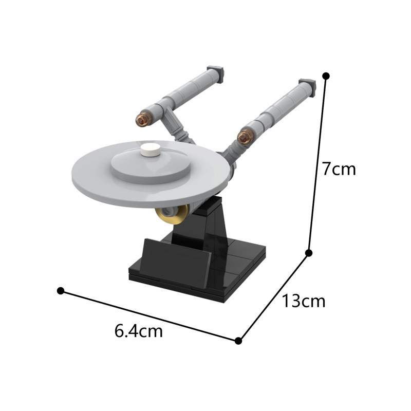 Picture of MOC Building Blocks Compatible with Lego Starship Enterprise NCC-1701 Patchwork Building Blocks Space Toy