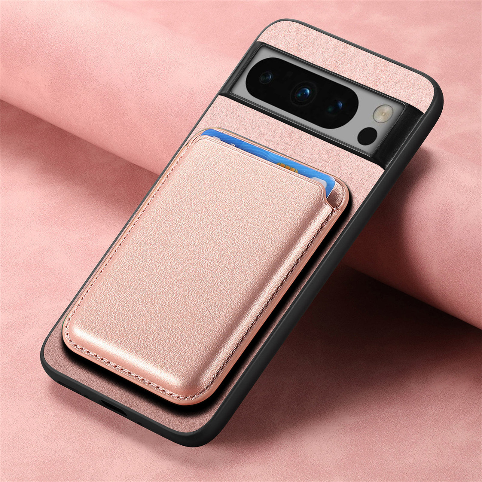 Picture of Cross-Border Applicable Google Pixel9A Mobile Phone Case Magnetic Separation Card Holder Google Pixel10Pro Protective Cover