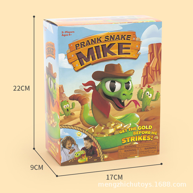 Picture of Shake the same electric scary rattlesnake trick toy trick game fun decompression table game