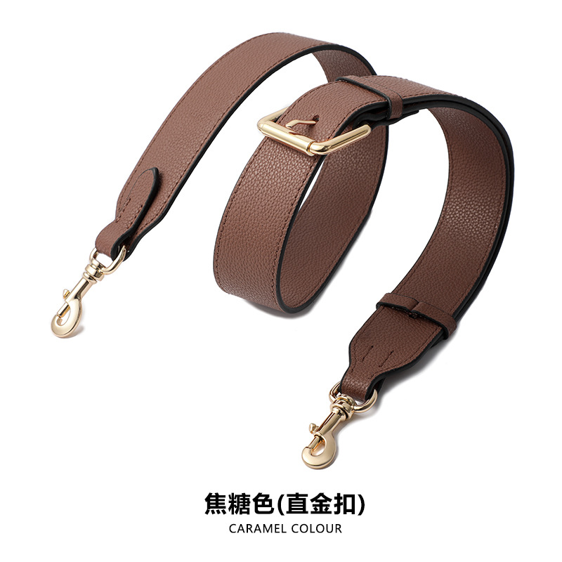 Picture of Ma Huangshi MHS-A-9 Litchi-grain Cowhide Bag Replacement Strap Dionyor Bag Long Shoulder Strap All-match Wide Shoulder Strap