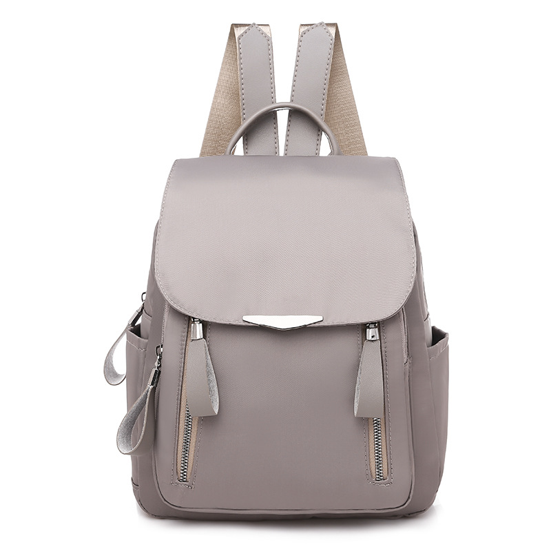 Picture of 2019 Autumn and Winter New Korean Fashion Oxford Cloth Bag Women's Casual Large Capacity Travel Backpack Campus Style Schoolbag