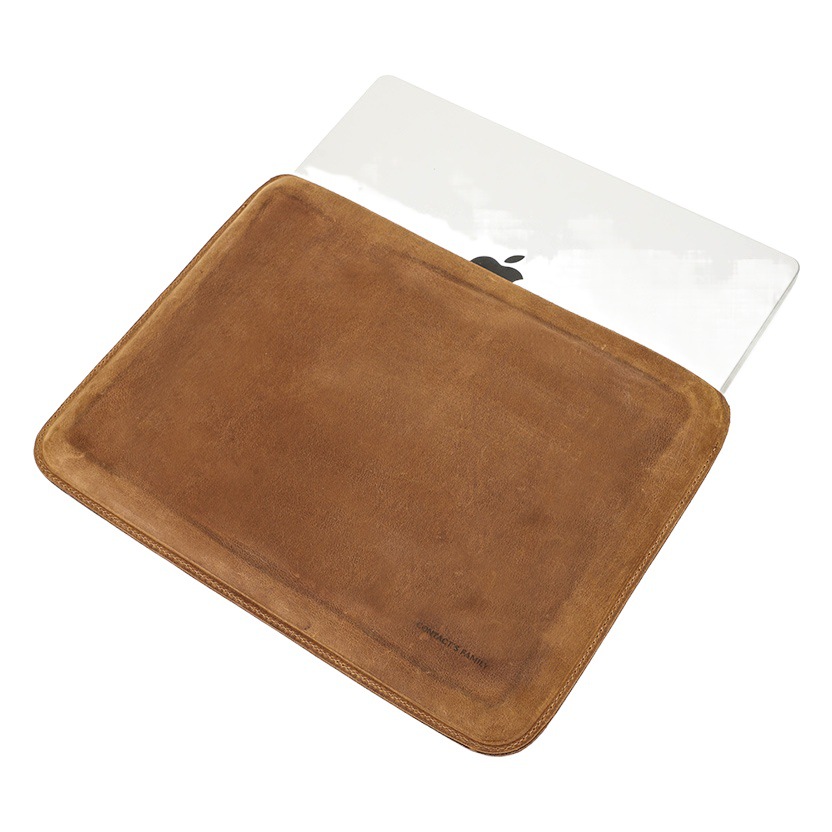 For the new macbookpro14.2 protective case crazy horse leather apple laptop leather case a generation of hair
