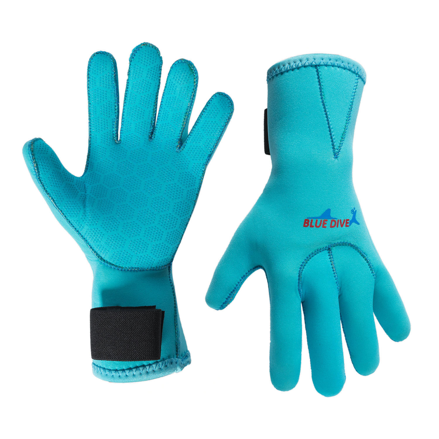 Picture of 3mm Diving Gloves Winter Swimming Anti-scratch Warm Gloves Non-slip Wear-resistant Gloves Swimming Flipper Anti-scratch Professional Surfing
