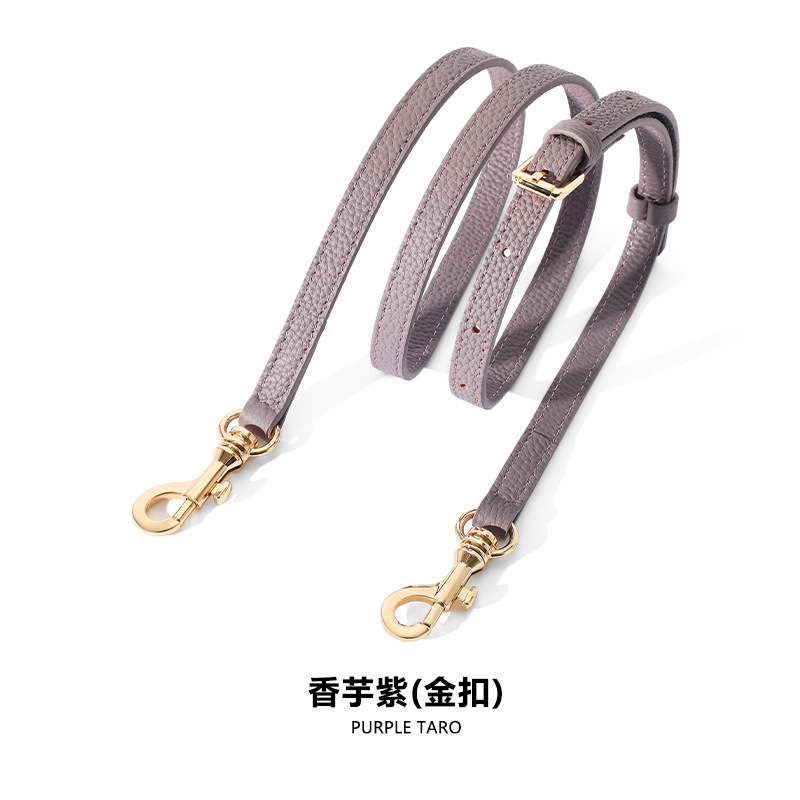 Picture of Mahuangshi first layer cowhide thin bag strap A- 74 leather long shoulder strap messenger bag litchi pattern replacement bag single buy