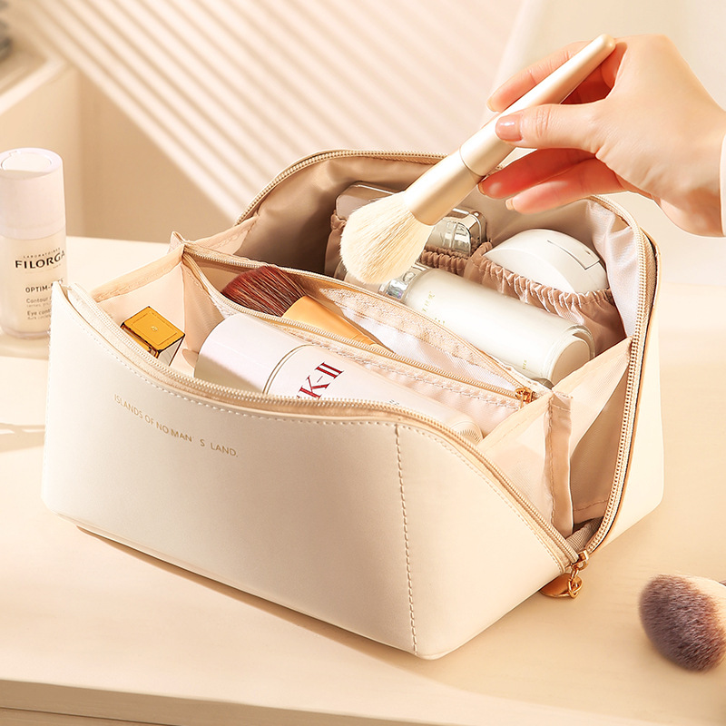 Picture of Cosmetic Bag Women's Large Capacity Portable Ins High-Level Internet-Famous 2023 New Travel Cosmetics Wash Storage Bag