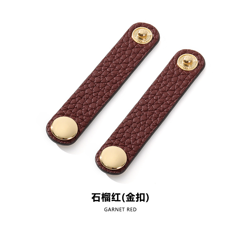 Picture of Mahuangshi D-55 Leather Bag Strap Lindy mini19 Pig Nose Shoulder Strap Shorten Adjustable Buckle Strap Fixed Buckle