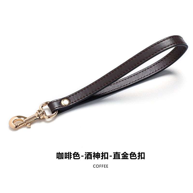 Picture of Women's Bag Accessories Single Buckle Wallet Lanyard Handbag with B- 45 Plain Cowhide Handbag with Bag Replacement Strap