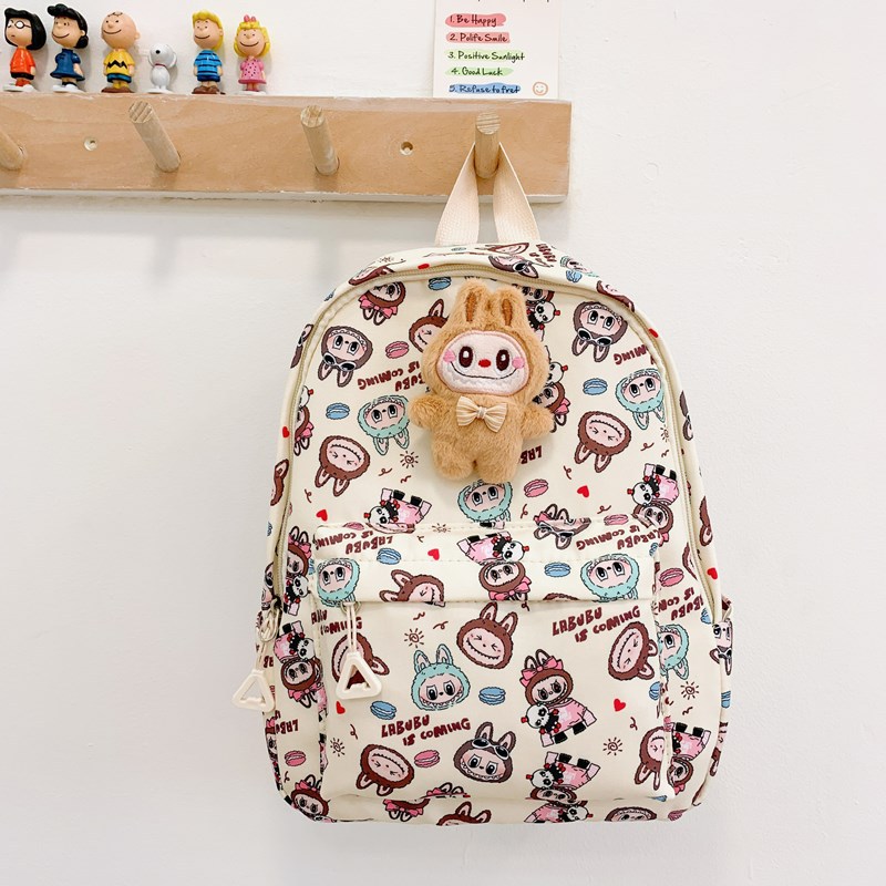 Picture of Children's Schoolbag New Cartoon Cute 3-5 Year Old Doll Backpack Kindergarten Baby Accessories Small Backpack Cross-Border