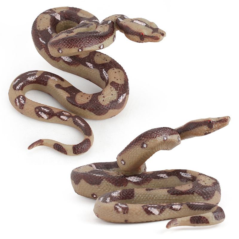 Foreign trade supply simulation boa constrictor static forest animal solid model Yier early education cognitive toys