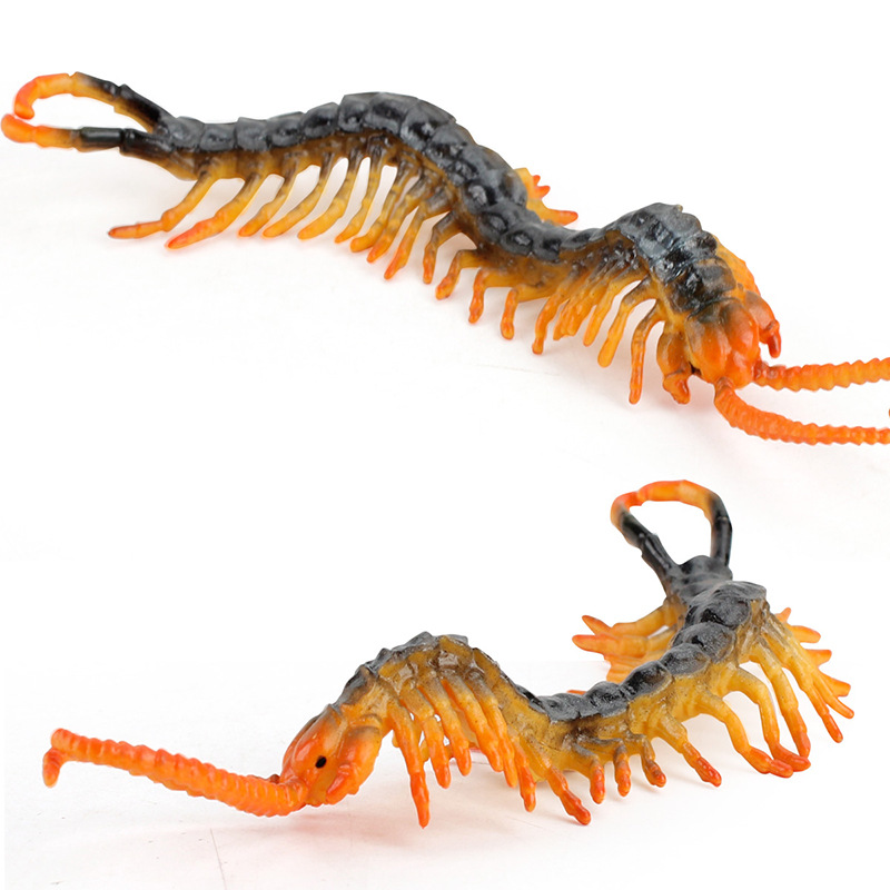 Picture of Foreign Trade Hot Sale Simulation Wild Animal Solid Static Model Umbrella Lizard Centipede Python Children's Cognitive Toy