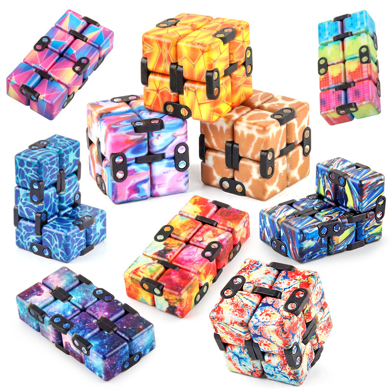 Picture of Source manufacturers infinite Rubik's Cube uv printing infinite folding decompression Rubik's Cube new strange fingertip toy second-order Rubik's Cube
