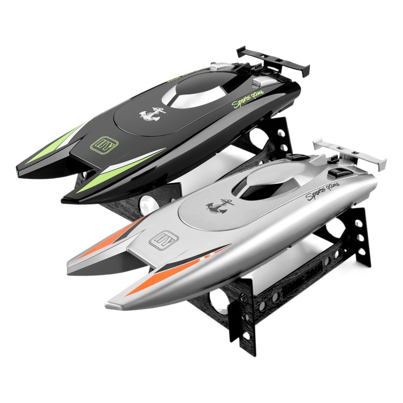 2.4g remote control boat high speed boat yacht children racing boat water toy 7.4V large capacity battery cross border