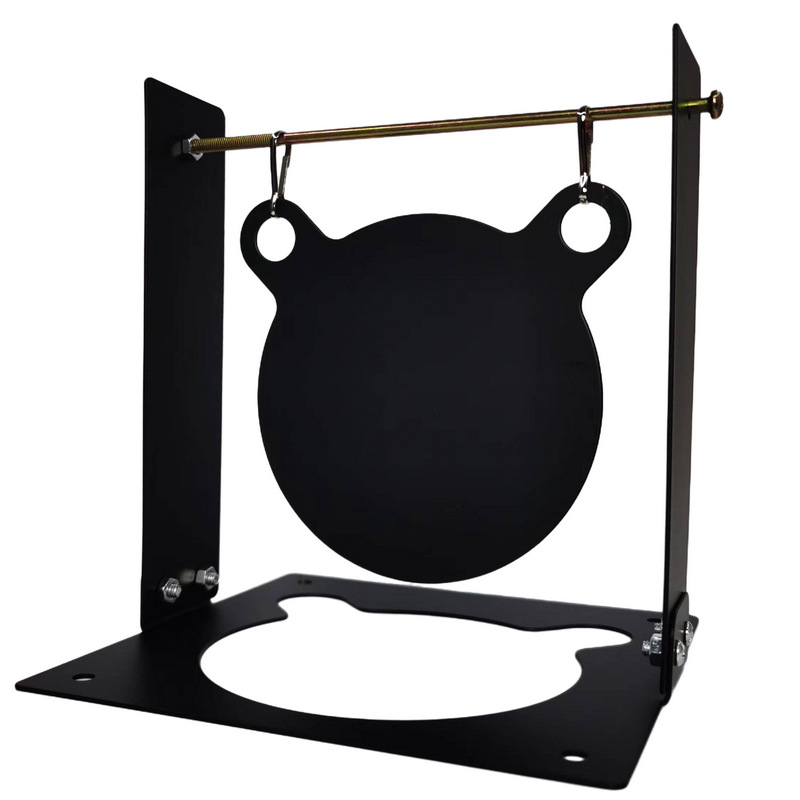 Picture of IDPA shooting training target bear hanging bullseye outdoor water bomb soft egg mud pill metal big bullseye training soft bomb