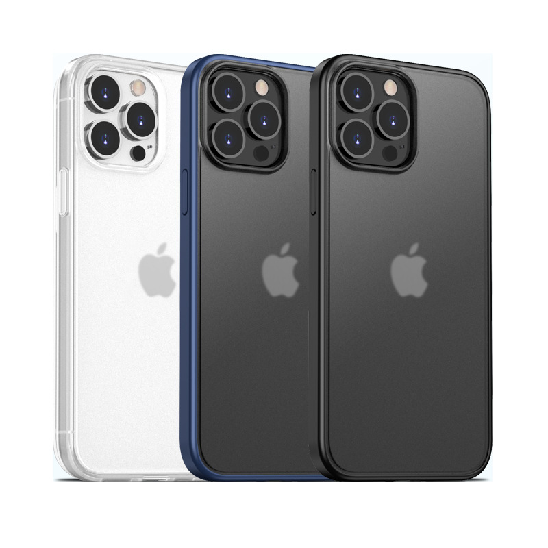 Picture of For apple 13promax mobile phone case new frosted iPhone13pro protective cover anti-fall tpu pc case