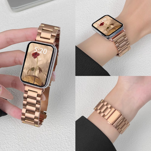 Picture of For Mi Band 9Pro Milanese Nice Strap xiaomi Pro 8/9 Stainless Steel Magnetic Loop Strap