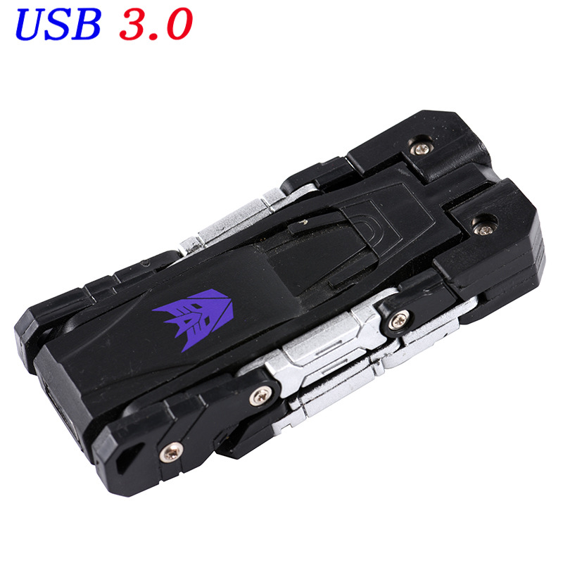 Picture of High-speed creative personality U disk 128G Transformers telescopic electronic dog flower cheetah portable disk wholesale USB USB disk