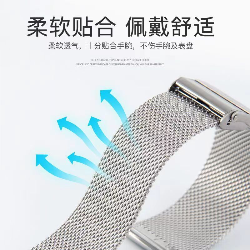 Picture of for huawei gt4 strap milanese nice apple iwatch strap stainless steel s9 smart watch strap