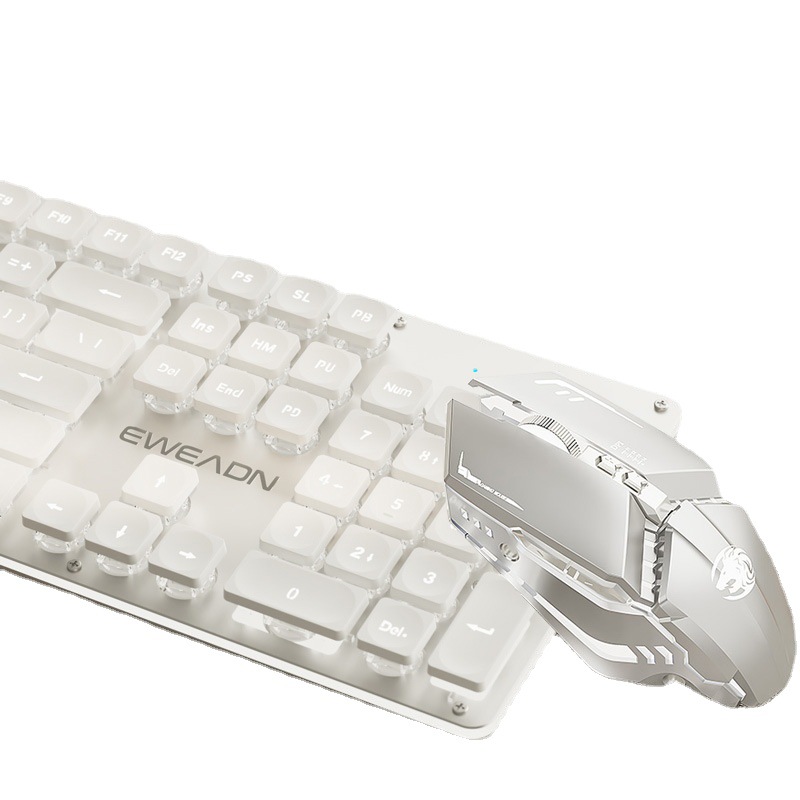 Picture of Forerunner GX710 mute keyboard and mouse mechanical feel wired computer notebook girls office high color value