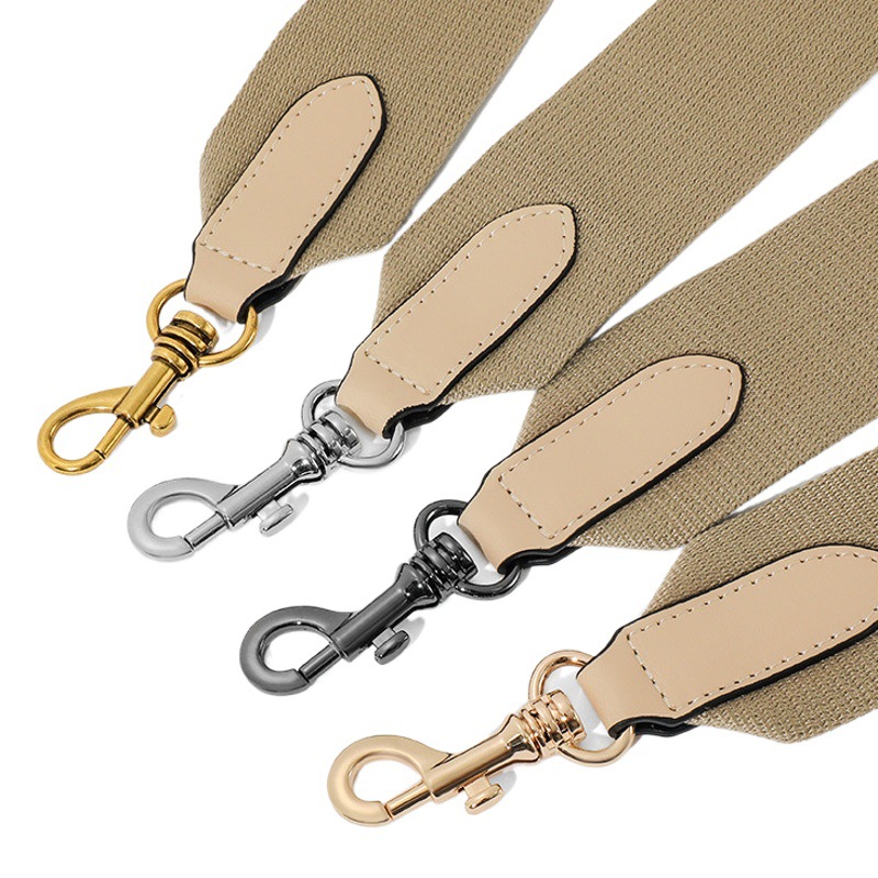 Mahuangshi MHS-F-11 Adjustable 5cm Canvas Webbing Wide Shoulder Strap Women's Bag Replacement Bucket Strap Accessories Crossbody