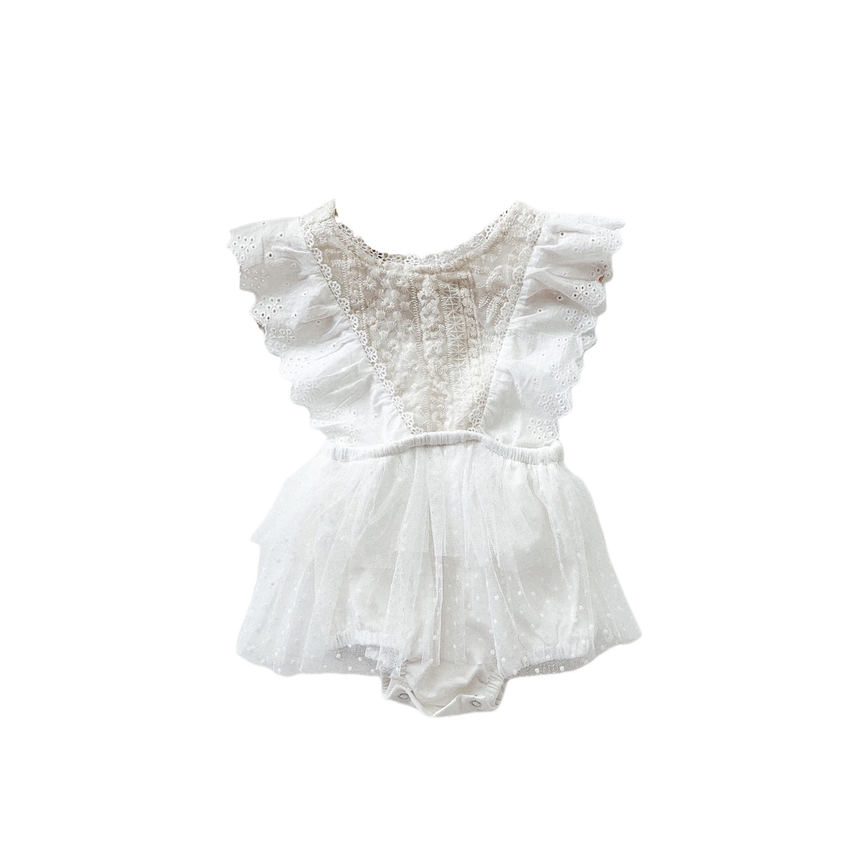 Picture of Ins Summer Korean Style Baby Girl Baby Lace Floral Princess Birthday Fashionable Dress Kidsren Baby Skirt