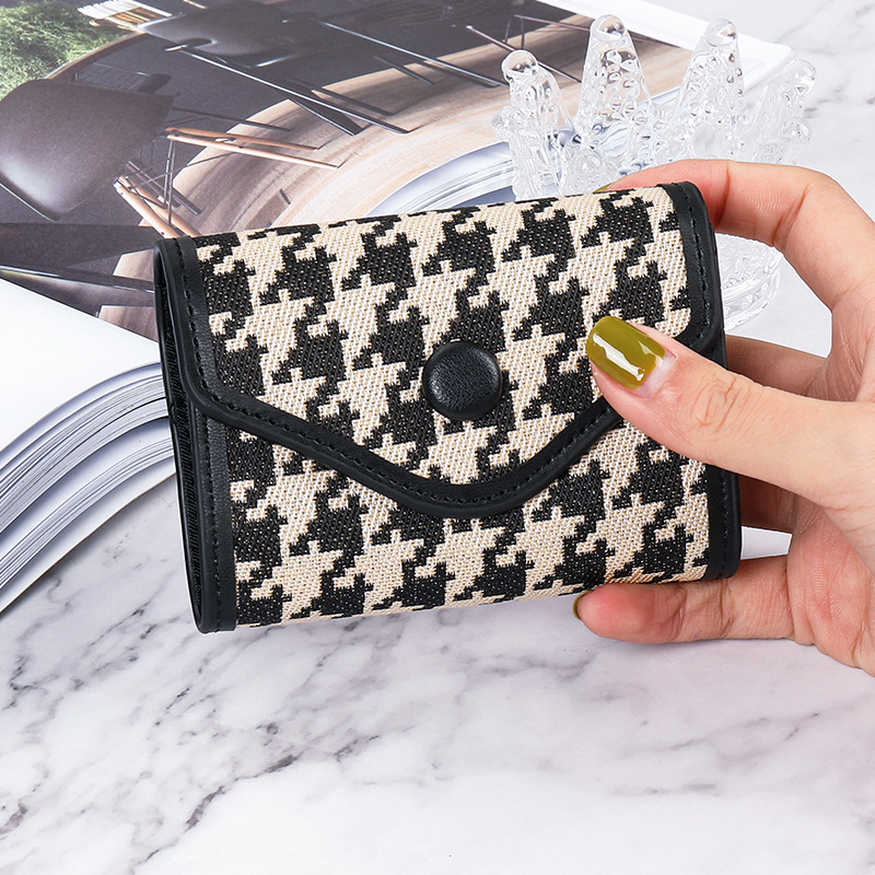 Picture of European and American Retro New Style Card Bag Women's Multi-Card Large Capacity Anti-Degaussing Credit Card Case Student Driver's License Card Case Women