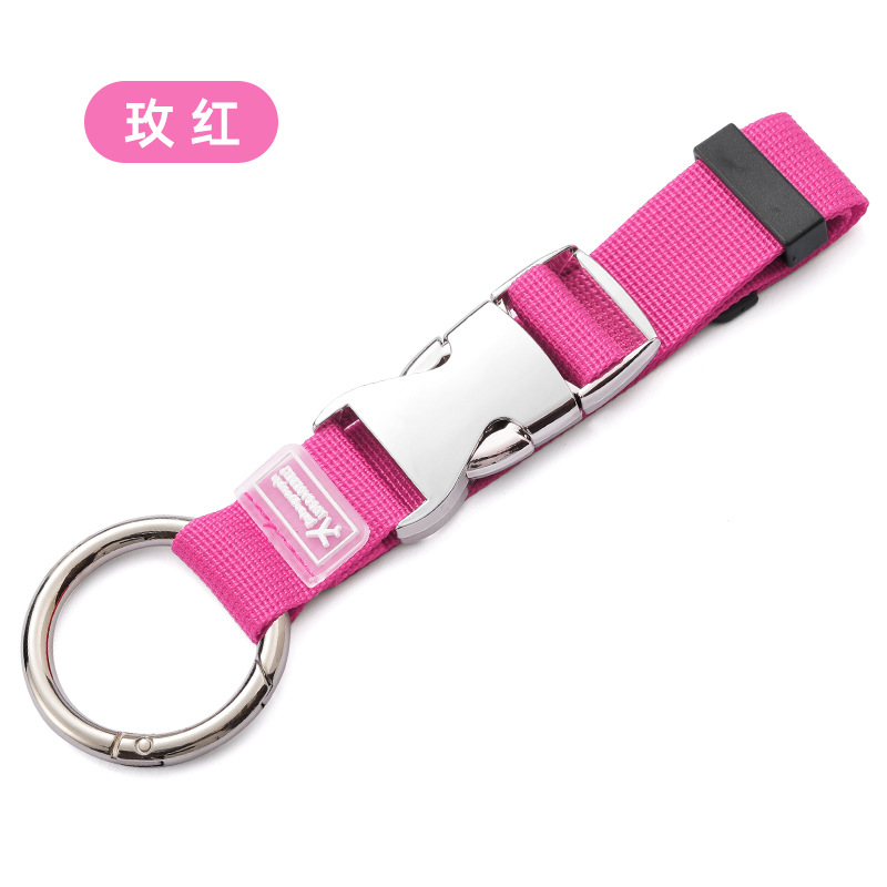Picture of Luggage Buckle Safety Fixed Strap Backpack External Lanyard Packing Strap Suitcase Strap Metal Lanyard