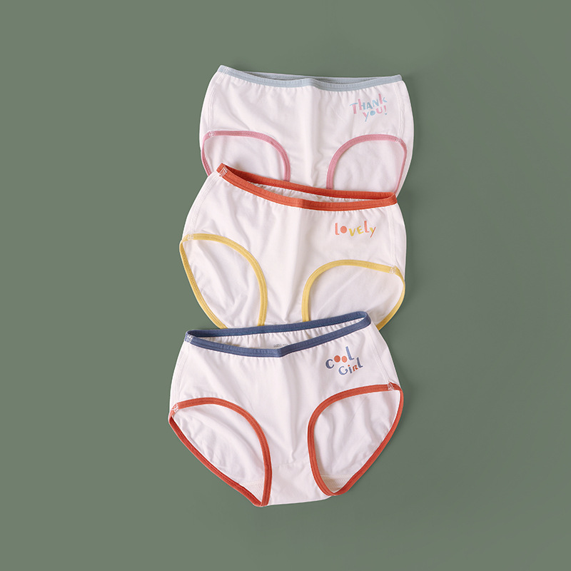 Picture of Girls' Underwear Summer Children's Antibacterial Triangle Girls Cartoon Shorts Mid-Big Kids Girls' Pure Cotton Safety Pants