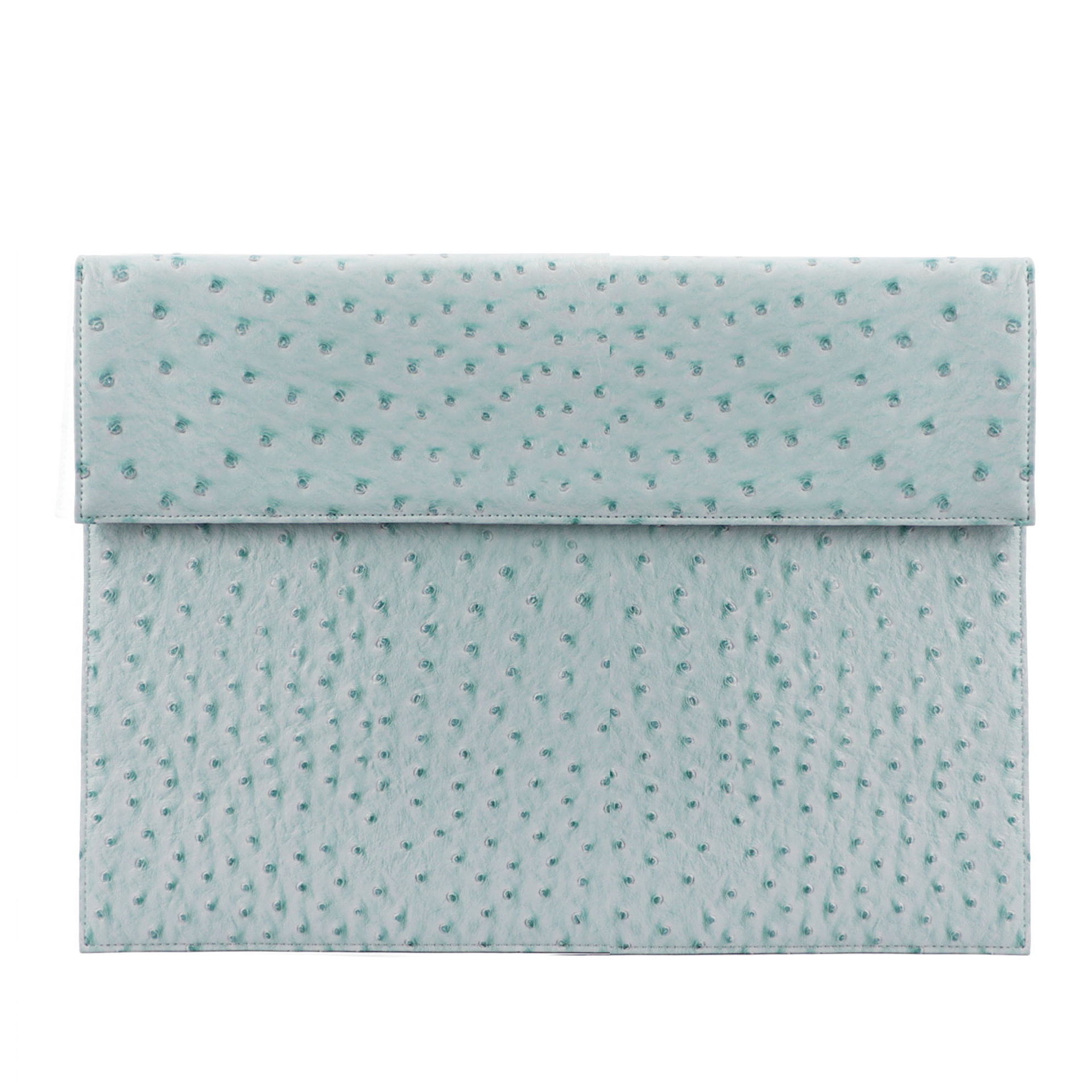 Picture of PU13/15 inch Apple laptop bag fashion ostrich pattern envelope bag business leather clutch sleeve bag