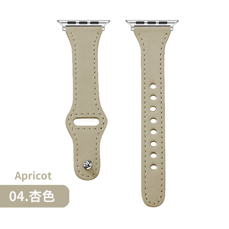 Picture of Suitable for Apple Huawei Watch Strap Applewatch Smart Watch Retro Business First Layer Genuine Leather iWatch Buckle