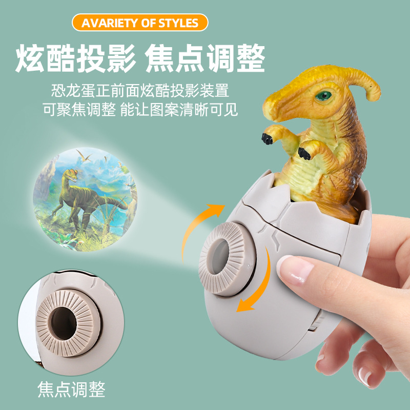 Picture of Starry Sky Projector Children's Multifunctional Cartoon Luminous Toy Dinosaur Egg Baby Educational Early Education Sleeping Story Machine