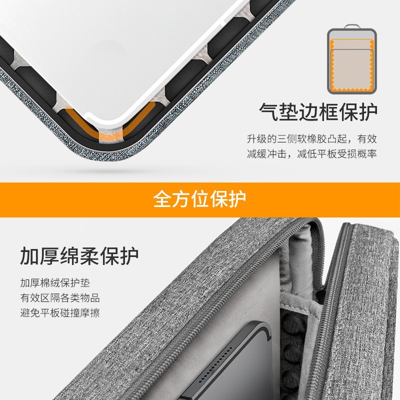 Picture of New tablet computer bag portable 11-13 inch ipad storage bag waterproof large capacity crossbody shoulder bag wholesale