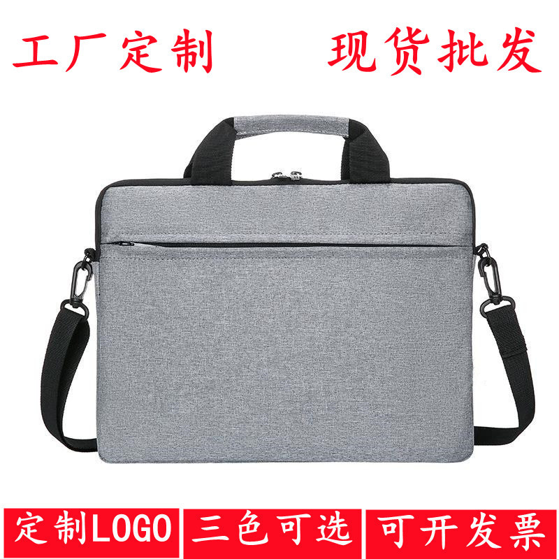Picture of Computer Bag Portable Women's Computer Sleeve Bag ins Shoulder Bag Canvas Bag ipad Bag Laptop Bag
