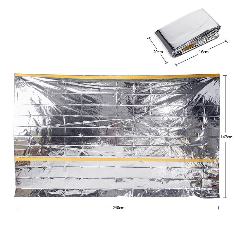 Picture of Outdoor emergency tent mountaineering oversized emergency blanket insulation blanket survival blanket refuge first aid sleeping bag earthquake emergency bag