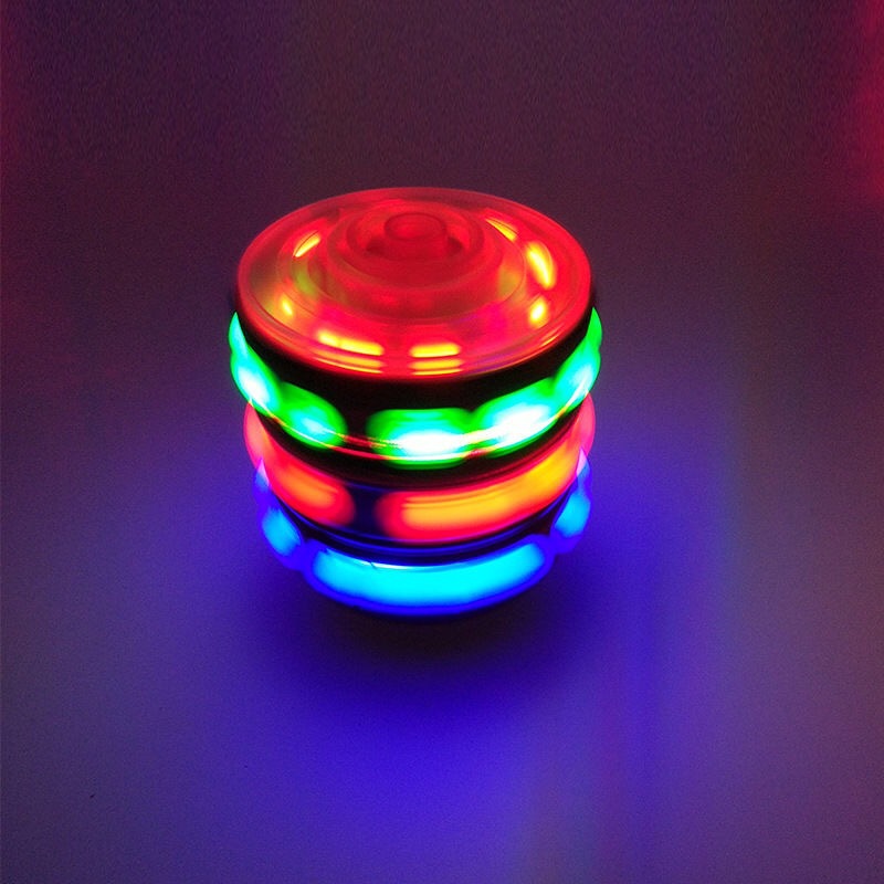 Picture of Children's Toys Colorful Music Top Imitation Wood Glowing Singing Colorful Music Glowing Imitation Wood Top