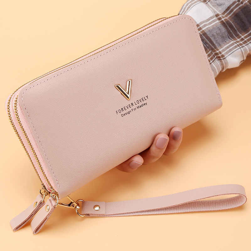 Picture of Double Zipper Hand Wallet 2022 New Ladies Wallet Long Fashionable Large Capacity Double Wallet Mobile Phone Small Bag