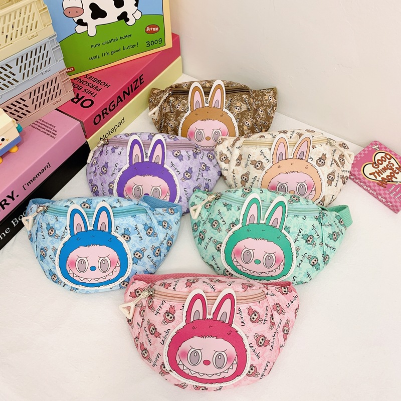 Children's Bag New Cute Baby's Chest Bag Large, Medium and Small Class Gift Accessories Coin Purse Rags Cartoon Waist Bag