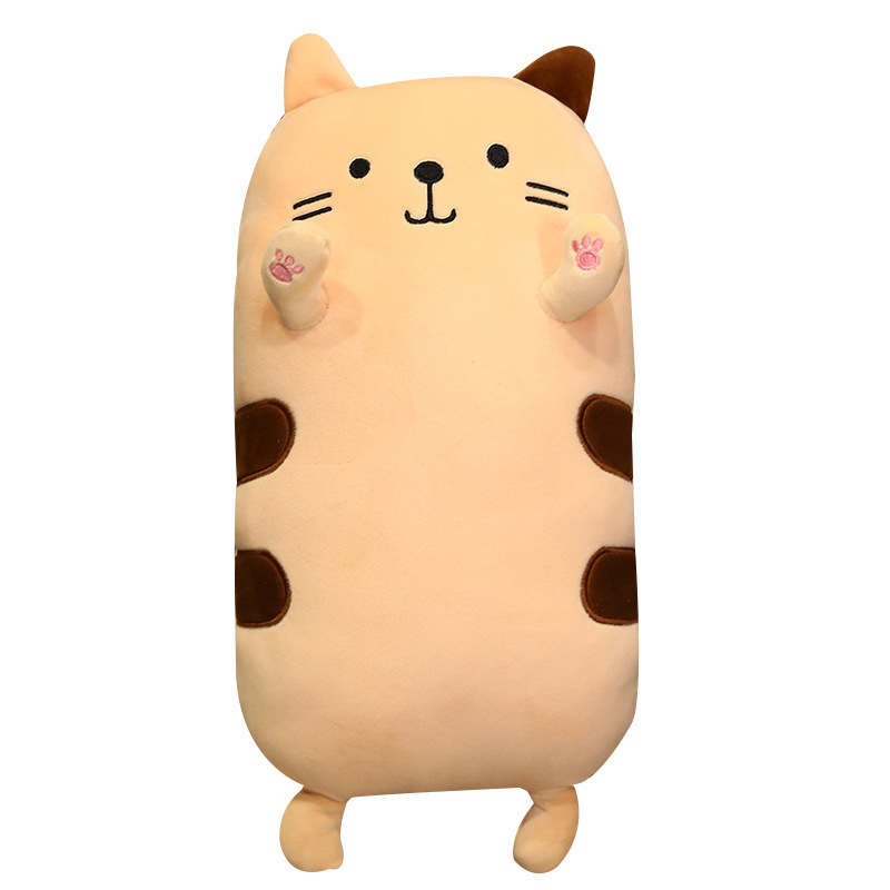 Picture of Wholesale creative Two-beard cat long pillow doll a generation of hair