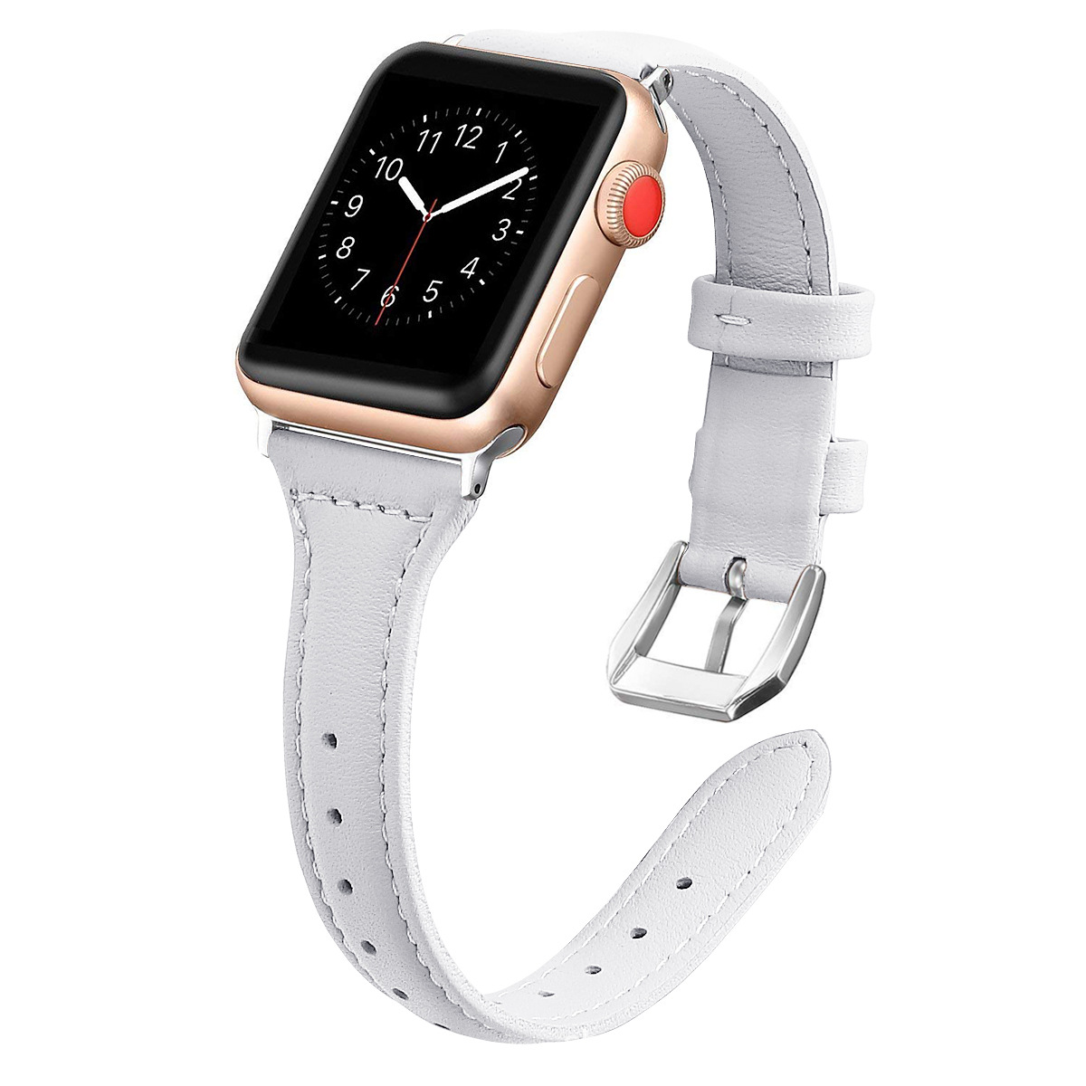 Picture of For Apple Watch Small Waist Leather Strap Apple iwatch109876SE Thin Strap Shrink Simple