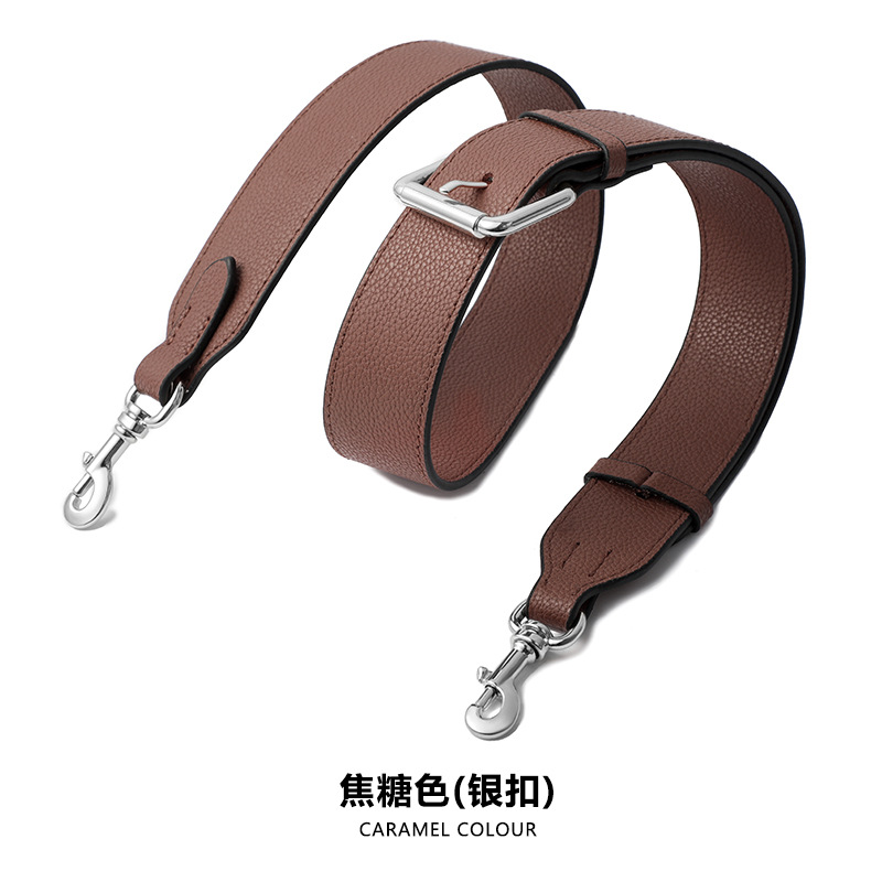 Picture of Ma Huangshi MHS-A-9 Litchi-grain Cowhide Bag Replacement Strap Dionyor Bag Long Shoulder Strap All-match Wide Shoulder Strap