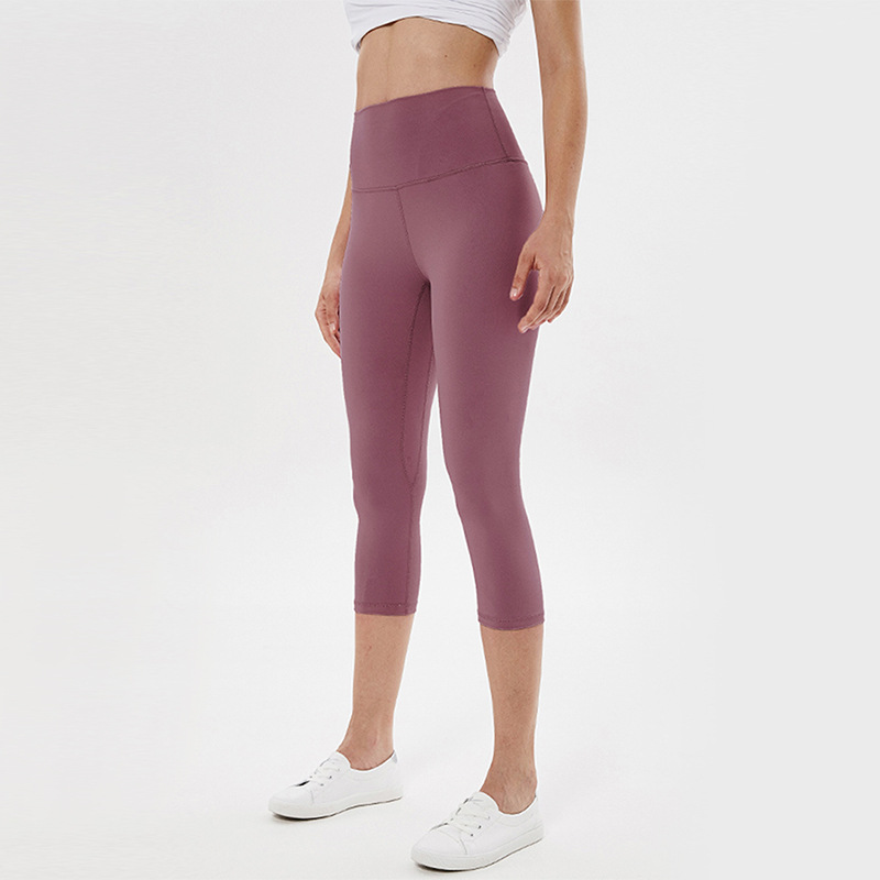 Picture of Summer Yoga Cropped Pants Running Fitness Quick-drying Sports Pants High Waist Slimming lulu Yoga Pants Women