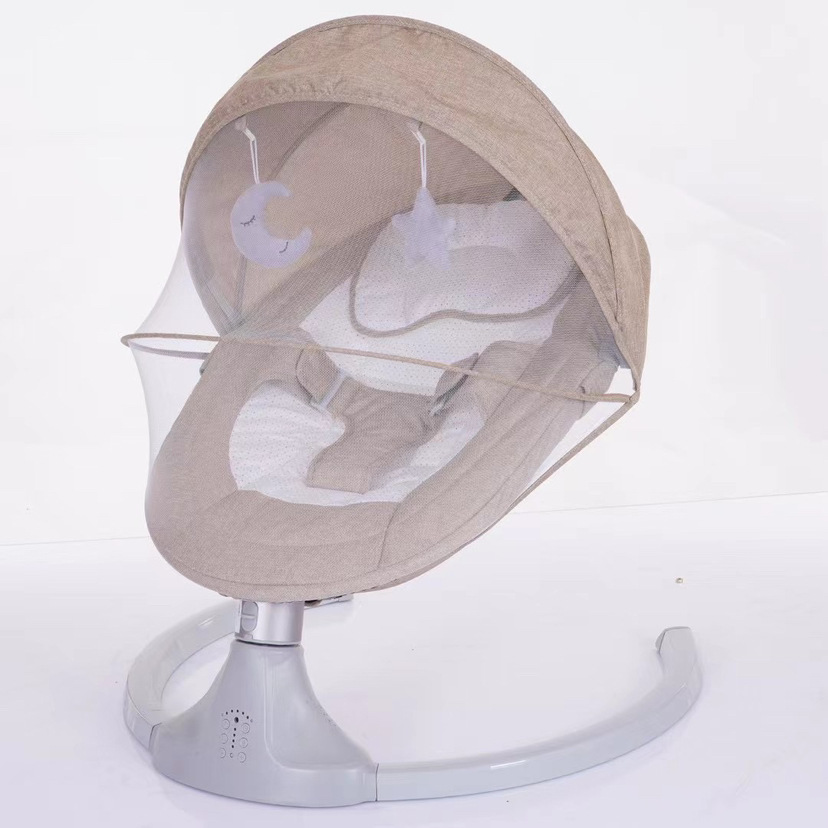 Picture of Baby electric rocking chair to coax baby to sleep artifact multifunctional rocking chair comfort chair intelligent cradle crib