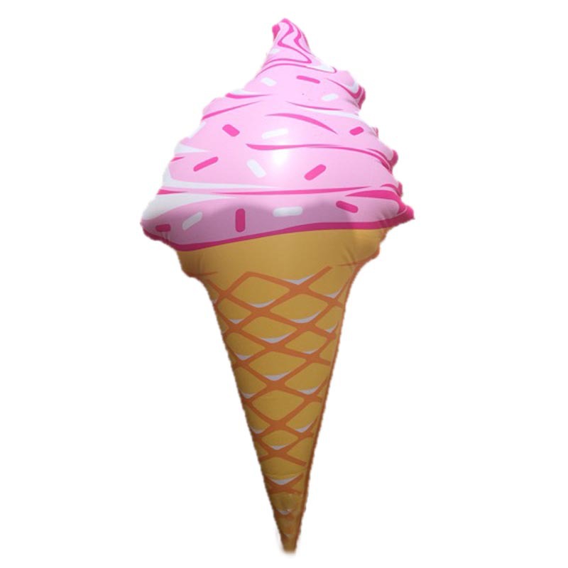 Picture of Wholesale inflatable ice cream water inflatable toy swimming ring European and American star concave shaped artifact swimming ring in stock