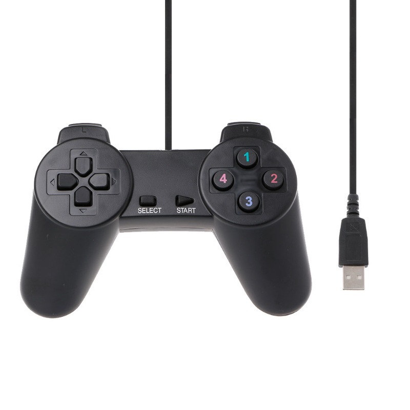 Wholesale game handle usb wired singles game handle PC computer game singles handle