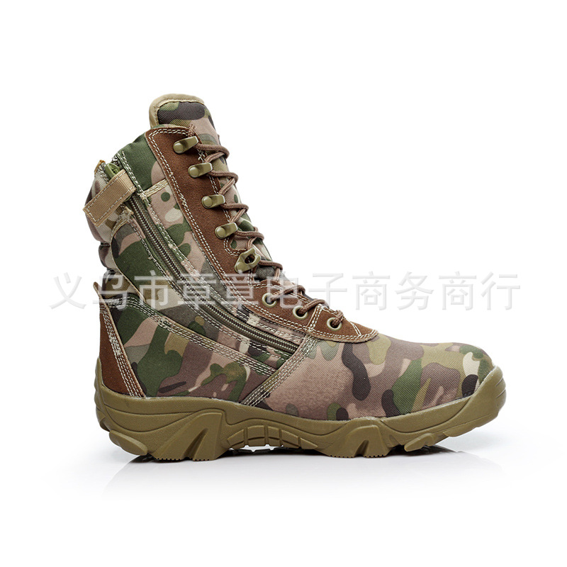 Picture of Cross-border source outdoor hiking boots men's delta high-top desert boots camouflage boots panama shoes in stock