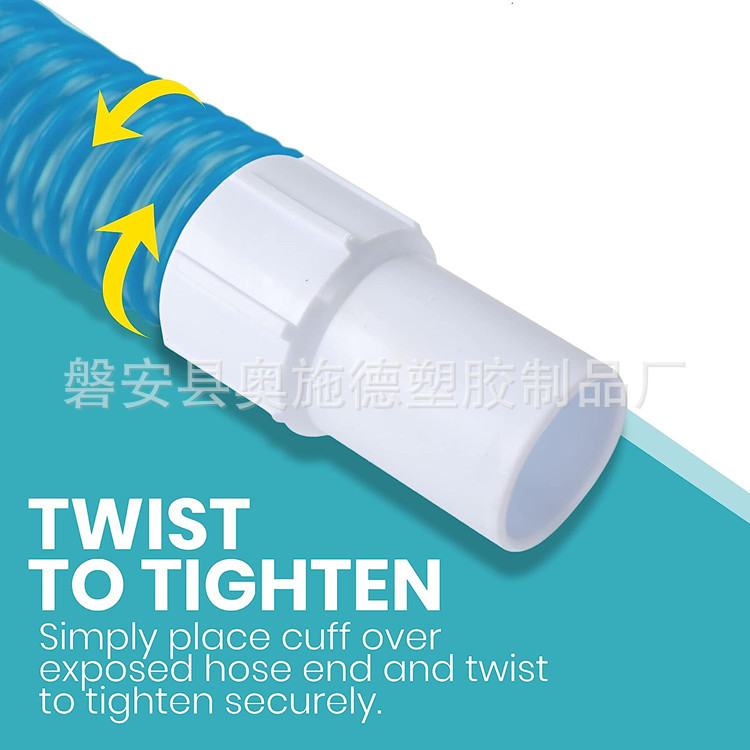Picture of Cross-border swimming pool accessories suction pipe throat link mouth 38mm thread suction pipe white throat
