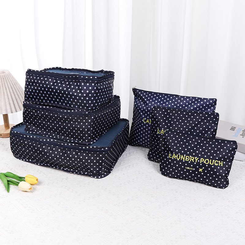 Picture of Waterproof luggage travel storage color six-piece set travel clothing storage color six-piece set source supply
