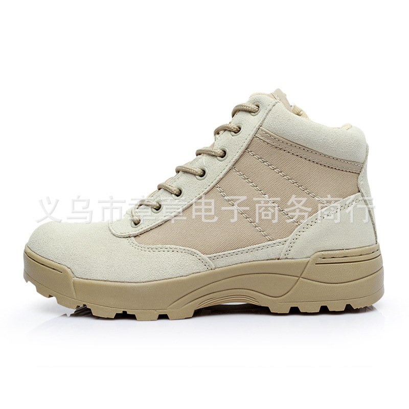 Picture of Cross-Border Supply Outdoor Low-Top Tactical Boots Hiking and Mountaineering Boots Desert Boots Men's Military Fan Training Shoes in Stock