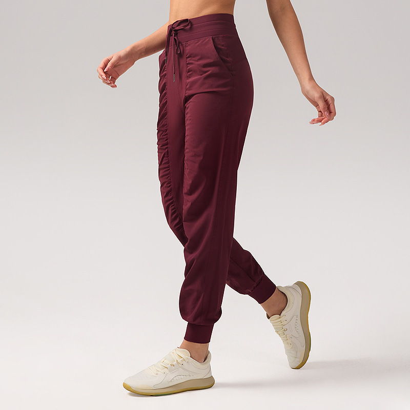 Picture of High-Waisted Loose Quick-Dry Sports Pants for Women, High-Elastic Long Pants, Casual Jogger Sweatpants, Yoga Pants, Breathable Fitness Running