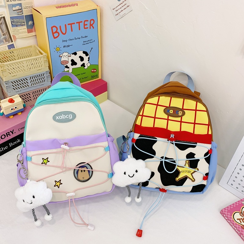 Picture of Children's School Bag 2024 New Cartoon Cute Doll Backpack Kindergarten Primary School Students Backpack Fashion Casual Bag