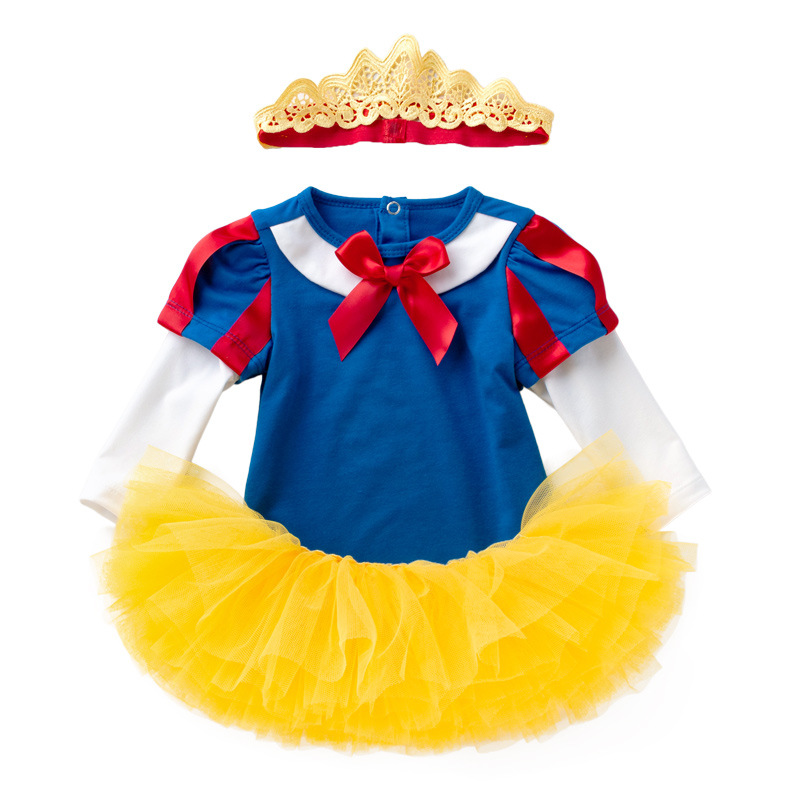 Picture of Girls Short Skirts Wholesale Clothes Children's Clothing Festival Baby Birthday Long-Sleeved Harem Baby Tutu Suit Factory Direct Sales